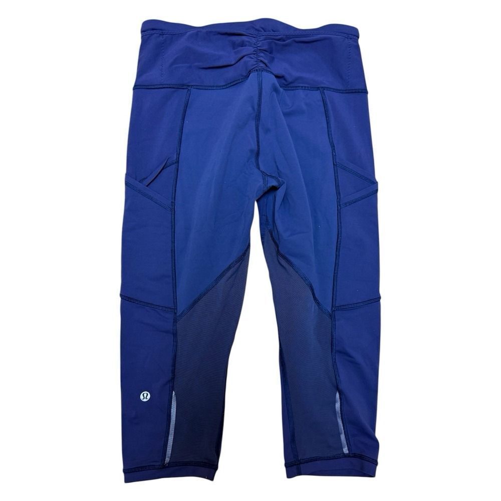 Lululemon Womens Purple/Blue Crop Leggings. Sz 8 - Picture 2 of 10